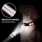 Martingale Dog Collar, Adjustable Nylon Reflective Collar - Image 3