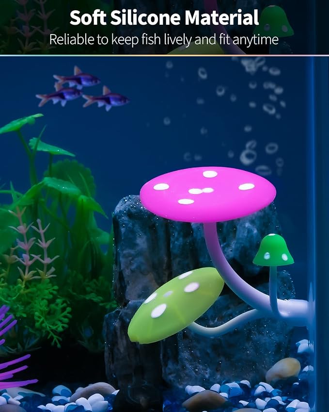 Uniclife Betta Mushroom Hammock Soft Aquarium Rest Bed Fish Breeding Playing Pad - Image 5