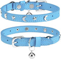 Leather Cat Collars for Boy Girl Cats by DILLYBUD
