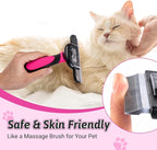 MIU COLOR Long Hair Pet Grooming Brush, Deshedding Tool - Image 6