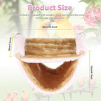 BWOGUE Winter Warm Bird Nest Bed Hanging Hammock Snuggle Hut Parrot House Tent - Image 2