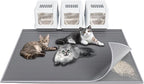 Cat Litter Box Mat: 47"x 36" Waterproof Kitty Cat Litter Trapping Mat, by Createabetterlifeforyou