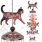 Outdoor Cat Wind Chimes, Gifts for Mom & Grandma & Woman & Family & Neighbor - Image 9