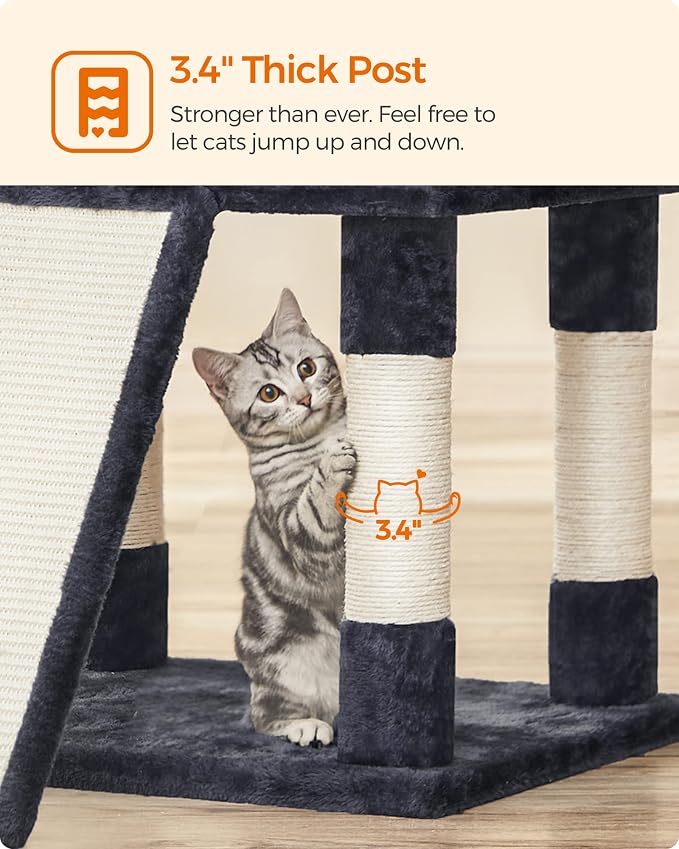 Feandrea 67 Inches Multi-Level Cat Tree - Image 6