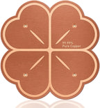 Bird Bath Copper Disk, Four-Point Support Design 99.99% Pure Copper Cleaning by KKILICY