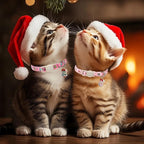 2 Pack Christmas Cat Collars - Image 2