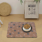 Pet Cat Dog Food Mat Non Slip Mat by EP+Jeans