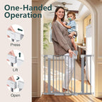 Cumbor 29.7"-40.6" Baby Gate for Stairs, Mom's Choice Awards Winner-Dog Gates - Image 7
