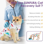 SUNFURA Cat Recovery Suit, Kitten Surgical Full Bodysuit - Image 6