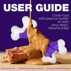 6-Pack Tough Dog Chew Toys for Aggressive Chewers Large Medium Breed Bacon - Image 5