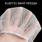 Bird Cage Cover, Breathable Nylon Mesh Seed Catcher Guard, Adjustable Elastic - Image 4