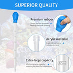 2 Pieces Long Pipette for Fish Tank Coral Food Feeder Long Syringe Reef Coral - Image 4