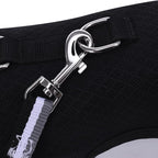Cat Harness and Leash for Walking Escape Proof Breathable Mesh Fabric, Solid - Image 7