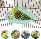 Wontee Bird Bath for Cage Portable Parrot Hanging Bathroom Bathing Tub - Image 5