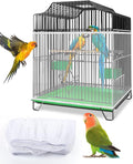 Bissap Bird Cage Seed Catcher, Universal Birdcage Net Nylon Adjustable Elastic by Bissap