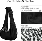 PETLOFT Reversible Dog Cat Sling Carrier, Small Dog Carrier, Adjustable Dog - Image 3