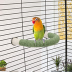 Hypeety Bird Perches Parrot U Shape Natural Wood Hemp Rope Stand Perch Bird - Image 7