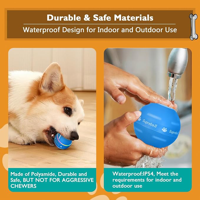 PetDroid Interactive Dog Toys Dog Ball, Durable Motion Activated Automatic - Image 4