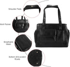 Dog Carrier Purse, Fashion Leather Pet Carrier Bag, Airline Approved Soft Sided - Image 5