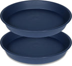 2 Pack of 20 21 inch Plant Saucer Round, Deep Plant Saucers by Bleuhome