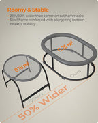 Feandrea Pet Bed, Cat Hammock, Elevated Cat Bed - Image 9