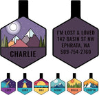 GoTags Silent Dog Tag, Personalized Engraved Hexagon Silicone Dog and Cat Name by GoTags
