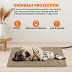 GASUR Heated Cat Bed, Waterproof Cat Heating Pad Indoor w/Timer, Temp - Image 8