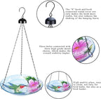 VCUTEKA Glass Hanging Bird Bath - Image 5
