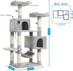 Hey-brother Large Multi-Level Cat Tree Condo Furniture - Image 3