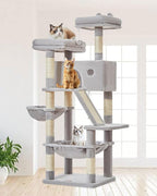 Taoqimiao Cat Tree 57.5-Inch, Cat Tower by Taoqimiao