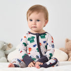 pureborn Baby Infant Boys Girls Sleeper Snug Fit Viscose from Bamboo Pajamas - Image 2