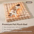 Self-Warming Cat Bed, Plush Faux Fur Pet Bed Mat - Image 2