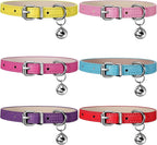 Weewooday 6 Pieces Leather Cat Collar by Weewooday