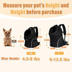 YUDODO Dog Front Carrier Backpack, Adjustable Breathable Pet Carrier - Image 2
