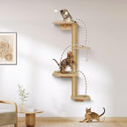 Cat Wall Shelves & Climber for Kittens – 4-Level Wall Mounted Cat Tree - Image 5