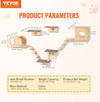 VEVOR Wall Mounted Cat Shelves and Perches - Image 3