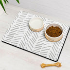 Dog Food Mats for Floors Absorbent, Pet Cat Food Mat by Ayiashiab
