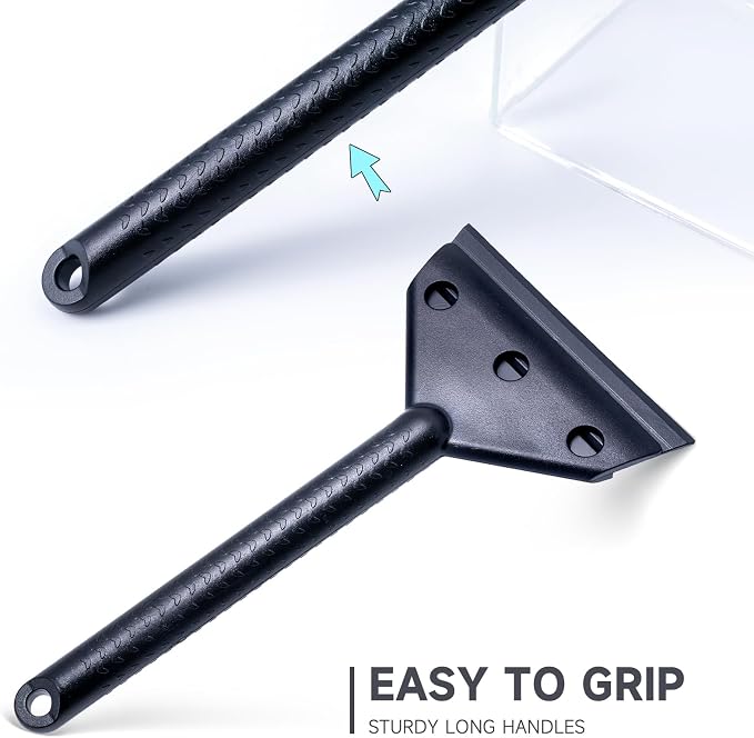 FOSHIO Long Handle Plastic Razor Blade Scraper - Image 2