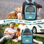 PetAmi Dog Backpack Carrier for Small Large Cat, Ventilated Pet Hiking Backpack - Image 7