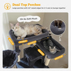 81" Heavy Duty Cat Tree for Large Cats up to 20lbs - Image 5