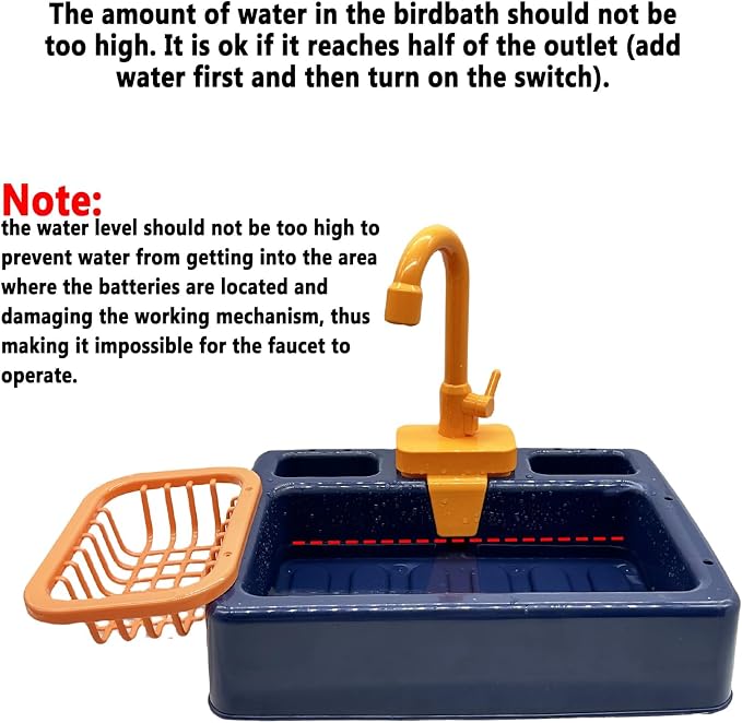 kathson Parrot Bathtub, Automatic Bird Shower Box, Bird Bathing Tub Pool Toy - Image 8