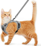 Cat Harness and Leash for Walking Escape Proof Soft Adjustable Cat Leash by Unknown