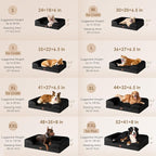 EHEYCIGA Orthopedic XL Dog Beds, Waterproof Memory Foam Dog Bed - Image 2