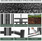 Dog Playpen Dog Fence Outdoor for Yard 47" H - Image 5