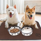 Sinland Microfiber Large Pet Food Mat Dog Feeding Mat Pet Bowl Mat - Image 6
