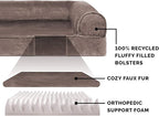 Furhaven Orthopedic Dog Bed for Large/Medium Dogs w/ Removable Bolsters & - Image 4