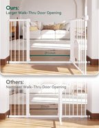 Babelio 36-56" Extra Wide Auto Close Baby Gate - Image 2