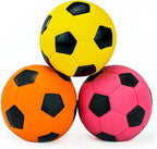 CHIWAVA 3PCS 2.7'' Squeak Latex Dog Toy Football Chew Fetch Throw Ball - Image 3