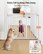 COMOMY 36" Extra Tall Baby Gate - Image 2