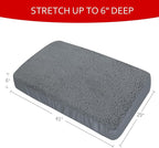 Dog Bed Covers 2 Pack Soft Plush Replacement Washable, Waterproof Pet Mattress - Image 6